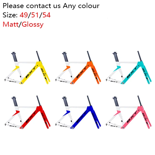 colour 2 Новинка, дисковые тормоза, карбоновая рама для шоссейного велосипеда, углеродное волокно, для шоссейного велосипеда 700C Di2 142 мм* 12 мм, рама для гоночного велосипеда, Заводской магазин - Цвет: colour 2
