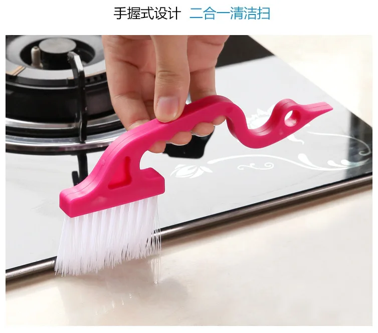 Hand-Held Groove Door And Window Gap Brush Kitchen Groove Cleaning Brush Air Conditioner Export Wind Louver Wholesale