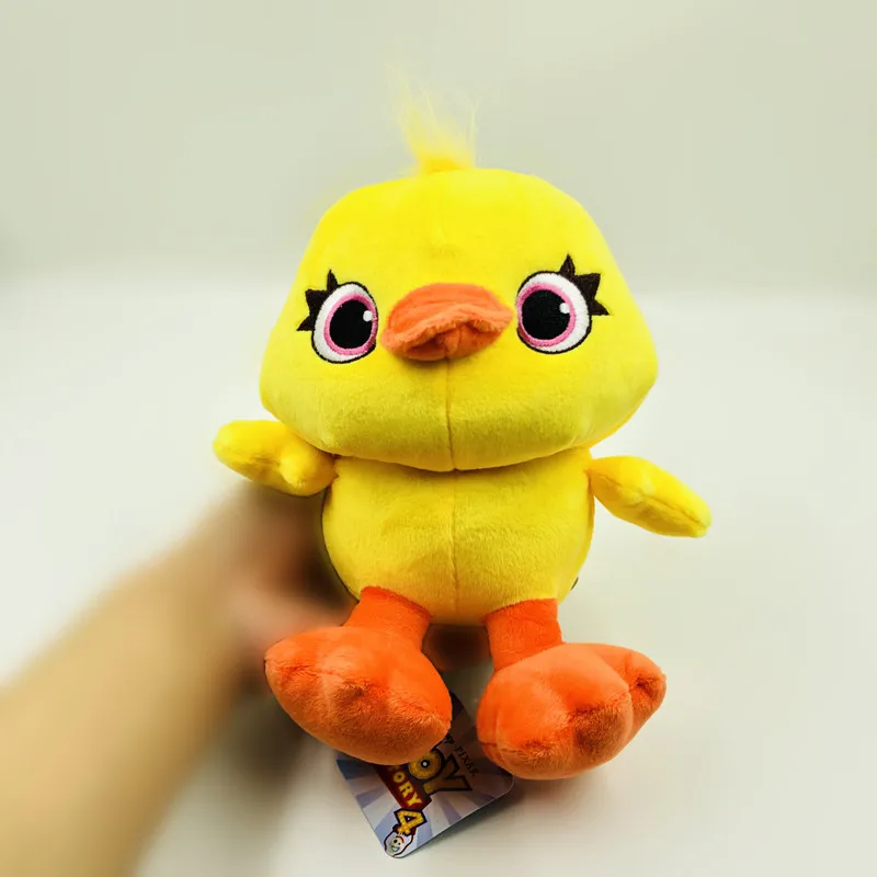 18 см История Игрушек 4 fokry Ducky кролик желтая утка голубой кролик Stuffins плюшевые игрушки мягкие Рождественский подарок кукла - Цвет: Цвет: желтый