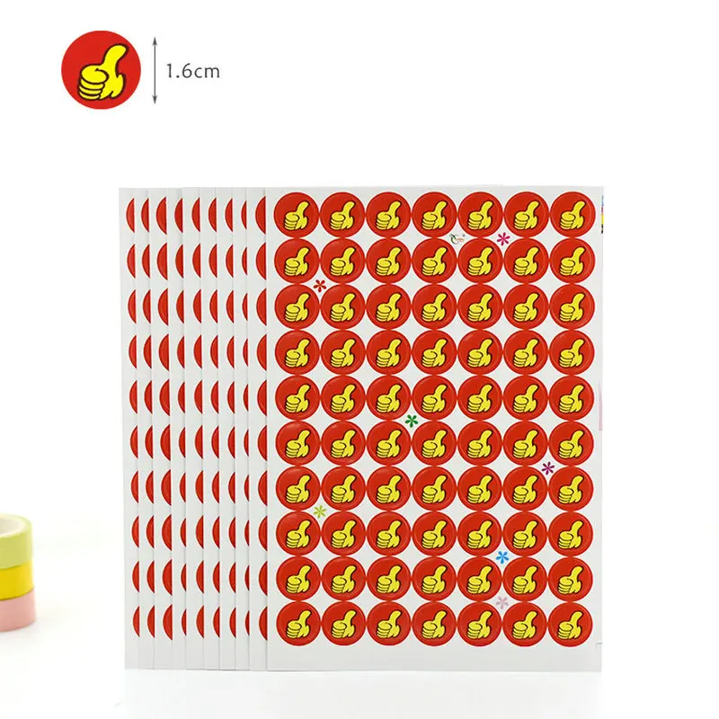  10pcs/Lot Cartoon Reward Sticker Kindergarten Primary School Homework Reward Sticker Teacher Class  - 4000077606722