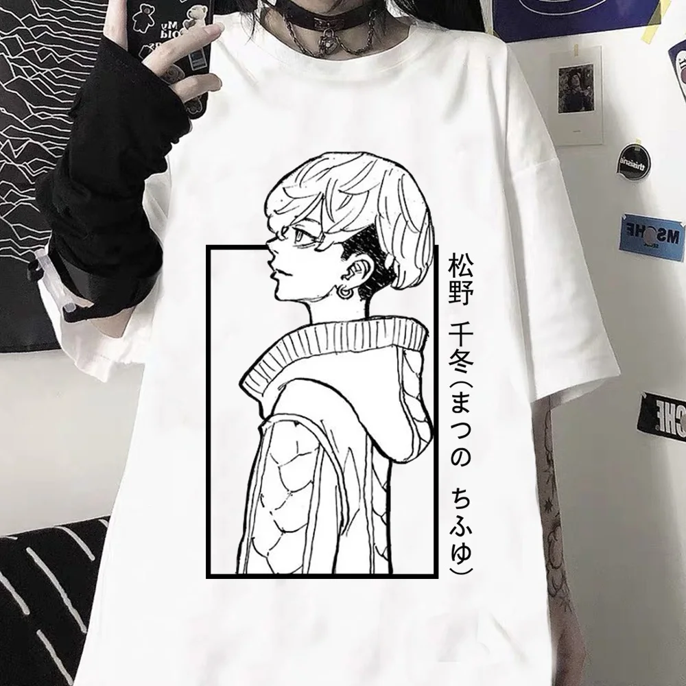 Anime Tokyo Revengers Aesthetic T-Shirt Manjiro Sano Mikey Print Manga  Clothes Tops Tees Camiseta Boys Girls Harajuku Clothes Unsiex 