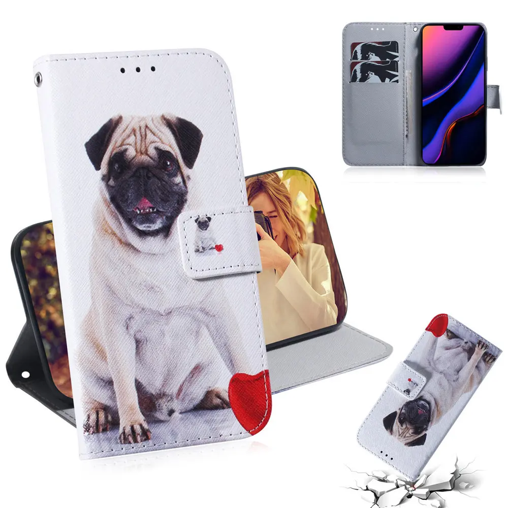 Чехол-книжка с откидной крышкой для телефона huawei Honor 8A 8C 8X8 S View 20 Lite 9X Pro Y5 Y6 Y7 Y9 P Smart Plus - Цвет: ZH4