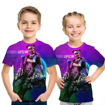 

Hot sales Summer 3D T-shirt Children's Clothing Kids Baby Boy Girls T-Shirts Cartoon Hot sale Game T-Shirt Kids t-shirts