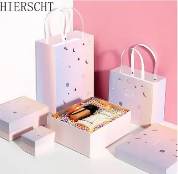 

Cherry Blossom Pattern Jewelry Gift Box Rectangular Gift Box with Hand Gift Box Necklace Box Ring Box Christmas Gift Packaging