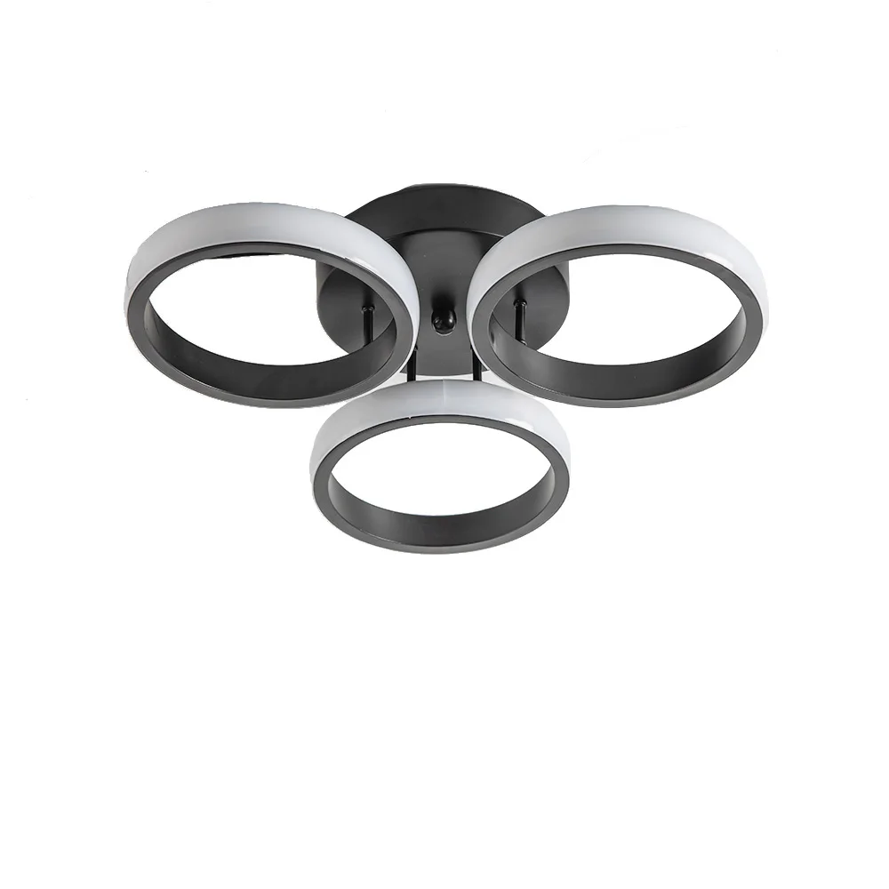 Modern LED Chandelier Lights Living Room Bedroom Corridor Indoor Rings Lighting Ceiling Mount Luminaire Lustre Chandeliers led chandelier ceiling chandelier