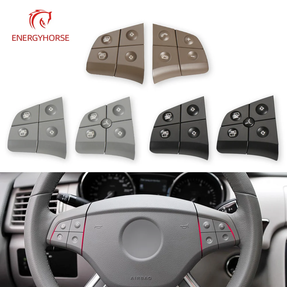 

Car Steering Wheel Multi-function Control Buttons Switch Keys Repair Kit For Mercedes Benz W164 ML GL W245 B Class W251 R Class