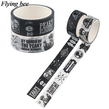 

Flyingbee 15mmX5m Fashion Decorative Washi Tape Adhesive Tape DIY Scrapbooking Sticker Label Tape Student gifts X1046