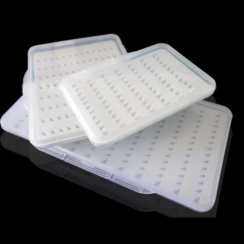 Holder Box Large Capacity Case Professional Transparent Fishing Flies Storage Tackle Clear