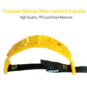 

10pcs Car Truck 175-275 Tire Wheel Chain Snow Ice Anti-Skid Widened Belt Replace