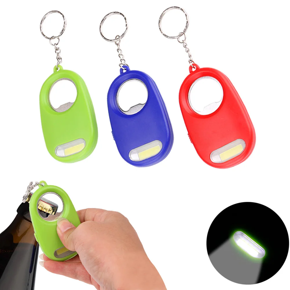 MAGNIFYING GLASS MAGNIFIER ZOOM KEY LIGHT TORCH KEYRING LED KEYCHAIN READING