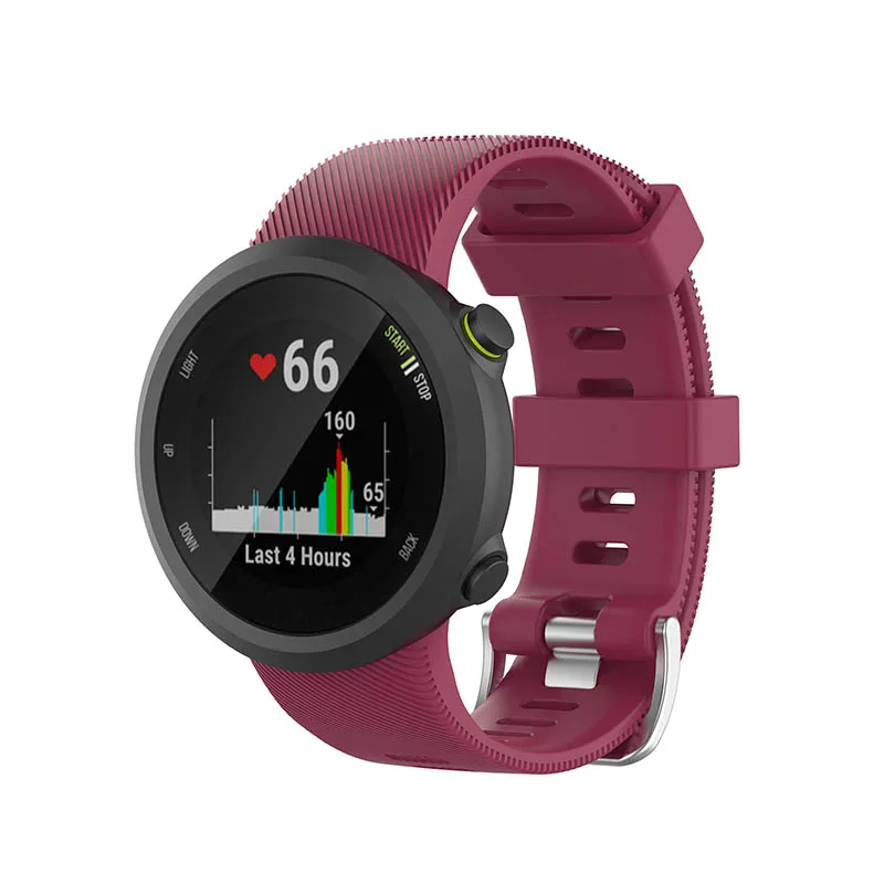 Силиконовый ремешок для Garmin forerunner 45 45S наручный ремешок на замену для Garmin forerunner 45 45S ремешок для часов умные аксессуары