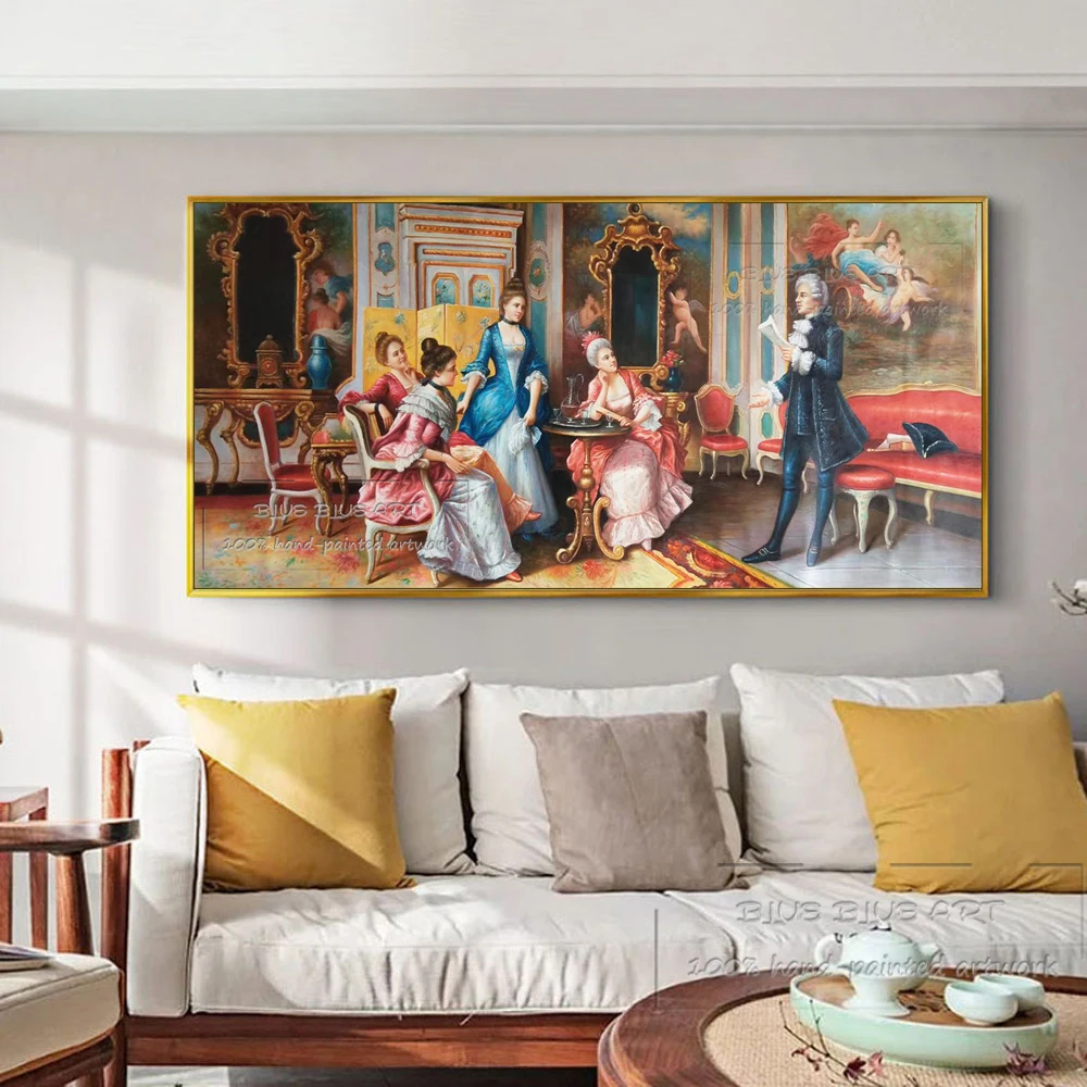 Профессиональная художественная ручная роспись Классические европейские