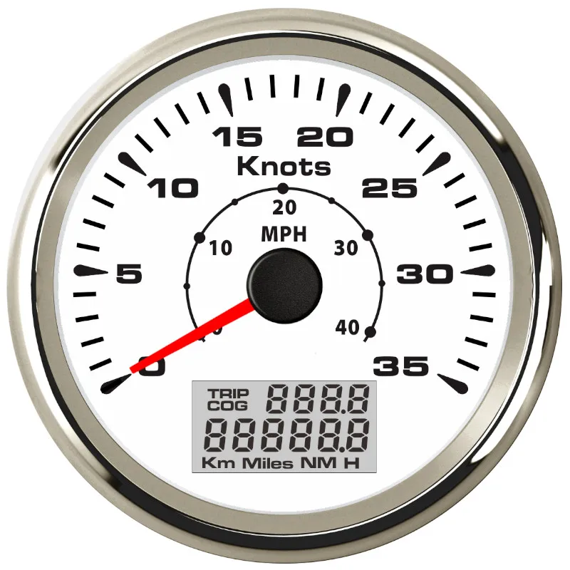 85 мм gps датчик скорости 35 узлов 40 MPH скорость одометры с 7 цветов подсветка 12 в 24 В для автомобиля Грузовик Мотоцикл