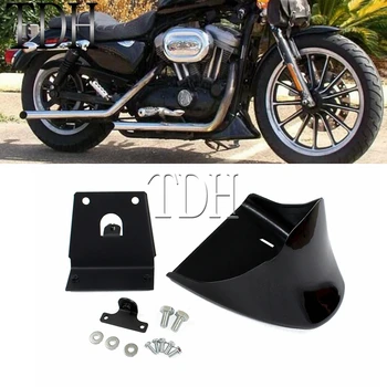 

Motorcycle Black Lower Chin Fairing Front Spoiler Universal For Harley Sportster 833 1200 XL Iron 883 Touring Glide 2004-2020