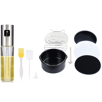 

Oil Sprayer Dispenser, Olive Oil Glass Vaporizer Sprayer & Air Fryer Accessories Air Fryer Set for Phillips Cozyna