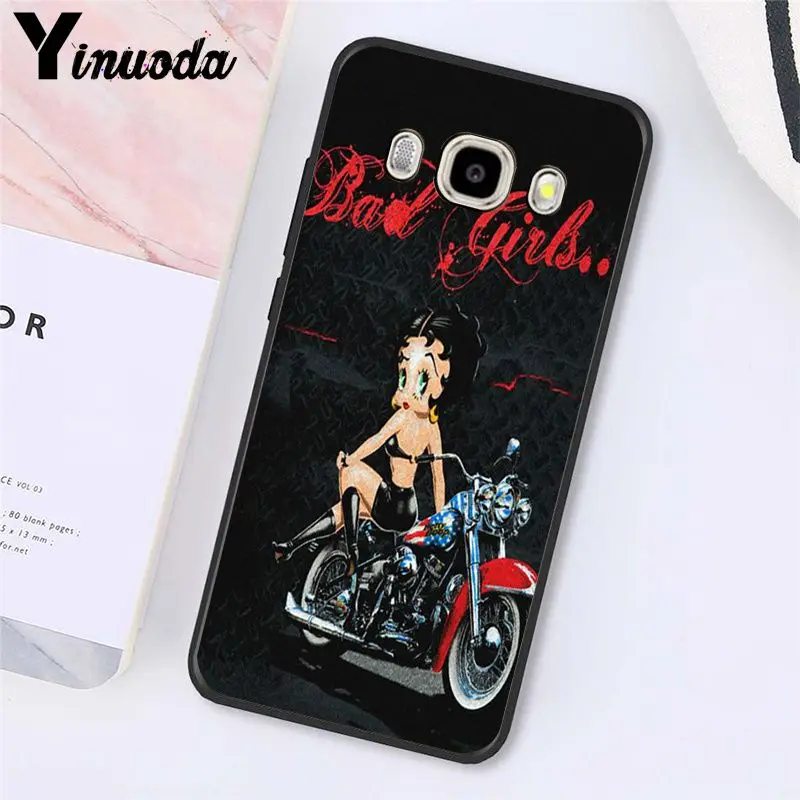 Yinuoda betty boop чехол для телефона для samsung Galaxy J7 J6 J8 J4 J4Plus J7 DUO J7NEO J2 J5 Prime