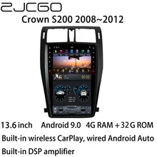 

Car Multimedia Player Stereo GPS DVD Radio Navigation NAVI Android Screen Monitor for Toyota Crown S200 2008 2009 2010 2011 2012