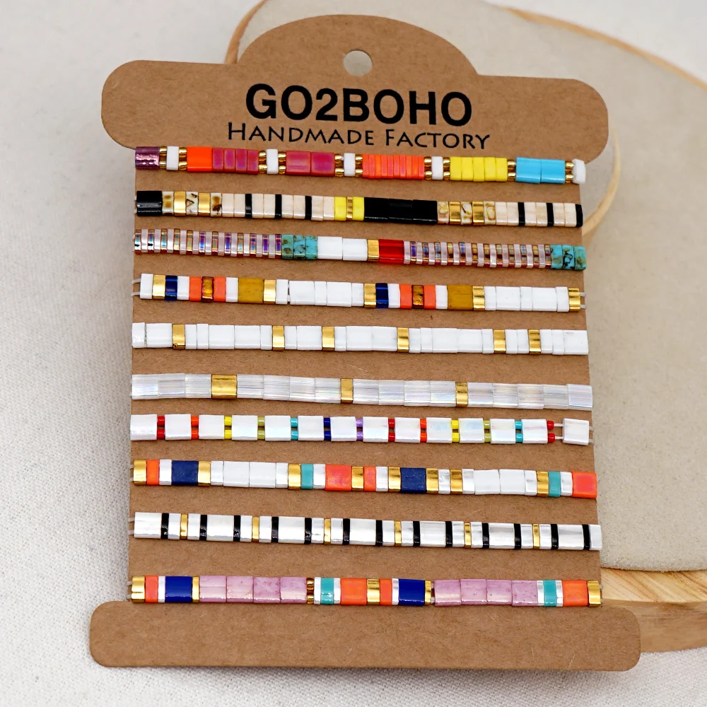Go2boho Miyuki браслет Femme Real Tila браслеты для женщин ювелирные изделия подарок 2021