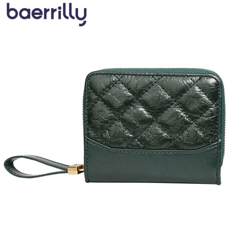 

2019 Womens Wallets And Purses Short Clutch Bags Wallet Female Genuine Leather Rfid Card Holder Coin Purse Zipper Cartera Mujer