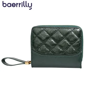

2019 Womens Wallets And Purses Short Clutch Bags Wallet Female Genuine Leather Rfid Card Holder Coin Purse Zipper Cartera Mujer