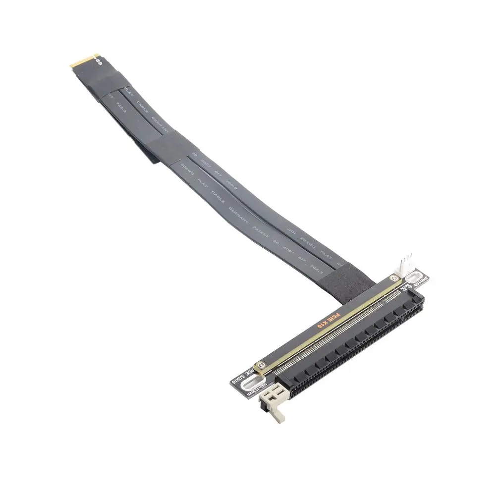 Pci-e 3.0 16x Pcie X16 Extensor para m2 M.2 Nvme M-chave Riser Cartão Extensão Cabo Gen3.0 32gbps com Cabo de Alimentação Sata Cabos de computador e conectores - Imagem 5