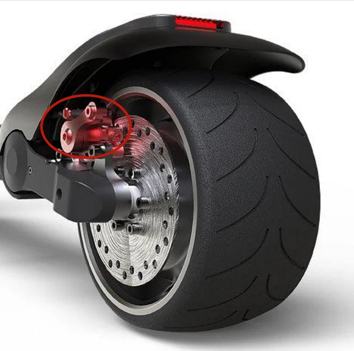 Дисковый тормоз для широкого колеса электрического скутера, тормозные детали, дисковый тормоз скутера, Тормозная база