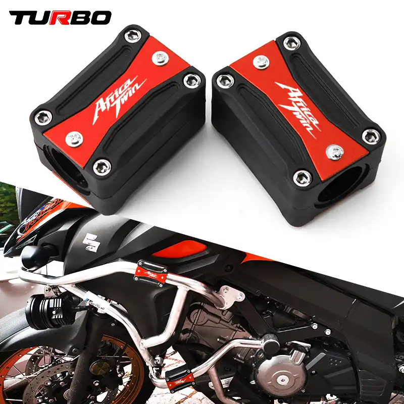 オートバイエンジンガードバンパー保護装飾バンパーブロッククラッシュバーホンダcrf1000l Crf1100l Xrv 750アフリカツイン カバー オーナメント作り Aliexpress