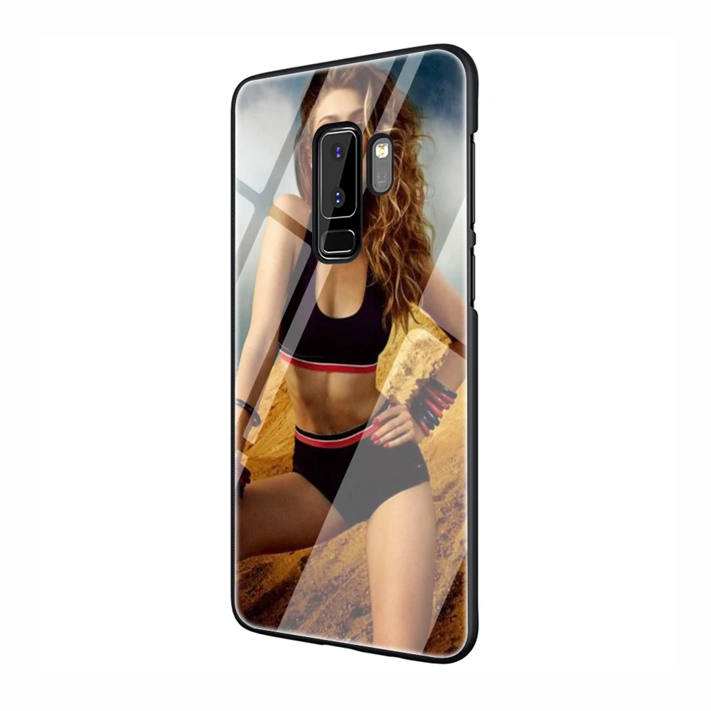 EWAU Gigi Hadid; Стекло чехол для телефона для samsung Galaxy S7 8; большие размеры 9, 10; плюс 10 плюс Note8 9 10 плюс A10 20 30 40 50 60 70 - Цвет: G10