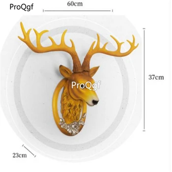 

ProQgf 1Pcs A Set deer lovely special head Statue yuanquanlu