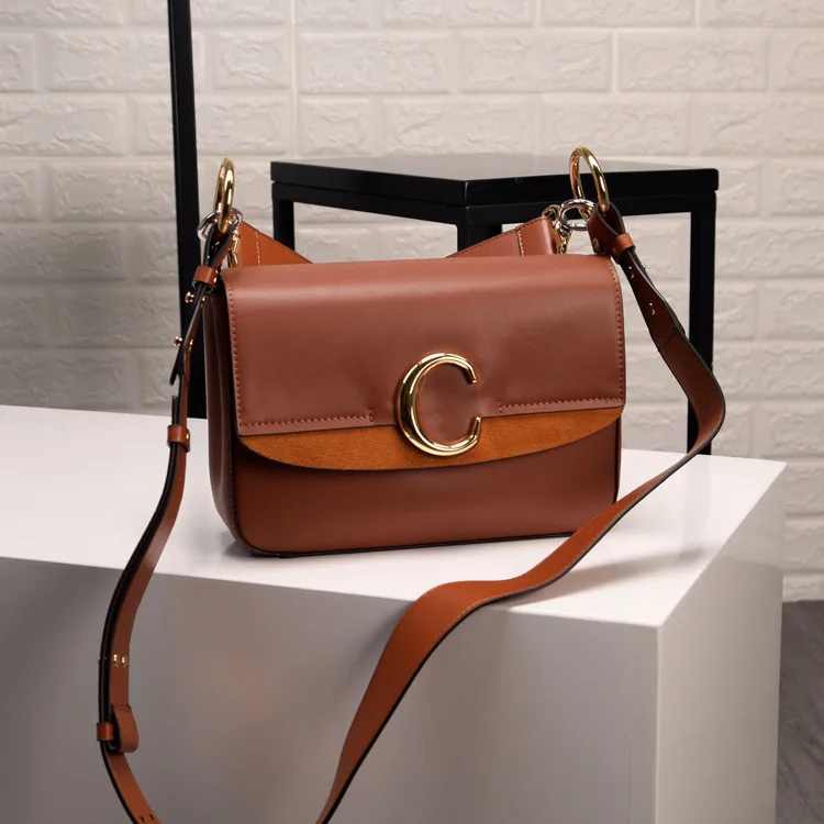 

Ozhouzhan 2019 New Style Genuine Leather C Word Retro Square Sling Bag Shoulder Hand Flip Versatile WOMEN'S Bag