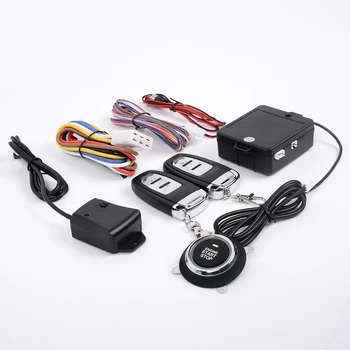 

Car Alarm Keyless Entry Ignition Engine System Start Push One Button Remote Set