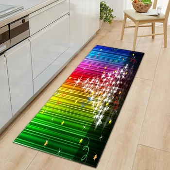 

3 D Christmas Area Rug Soft Flannel Floor Mat for Home Bedroom Living Room Decoration 3D Non-Slip Xmas Rug