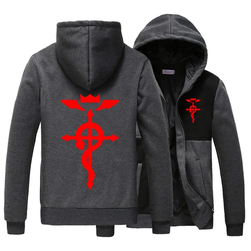 Аниме Fullmetal Alchemist Edward Elric светящаяся толстовка с капюшоном Alphonse Winry Rockbell