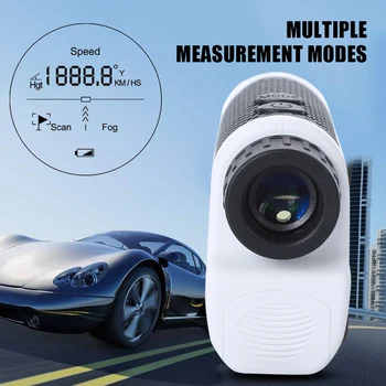 

1pcs 400M ABS Range FinderTelescope Mountaineering Adventure Golf Rangefinder Measuring Portable Outdoor Binoculars Golf Supply