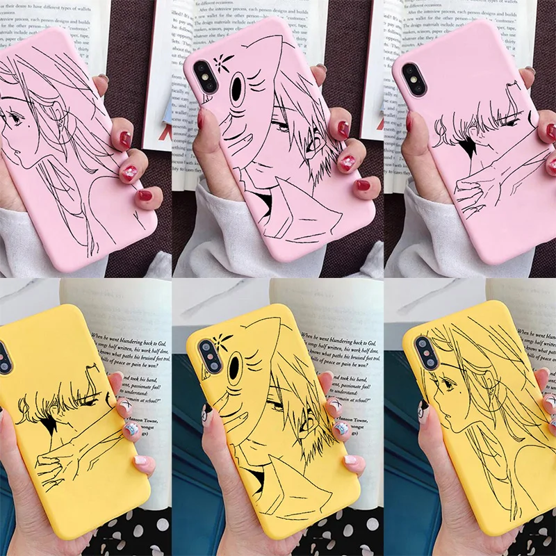 Comic Case for Huawei P30 P20 P10 Mate 20 Pro Lite Plus Soft Silicone Cover Phone Coque Anime Girl Cartoon Japan Cute Face | Мобильные