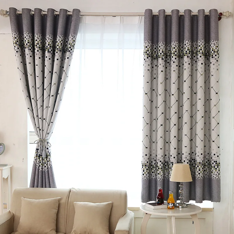 Шторы s для Спальня Windows 2 м высота печати полная оттенок ткани Детская комната