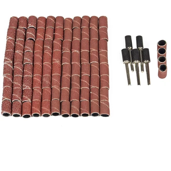 

97pcs Grinding Heads Rotary Tools Multifunction Mixed Emery Cloth Polishing Carving Mandrels Sanding Drum Set