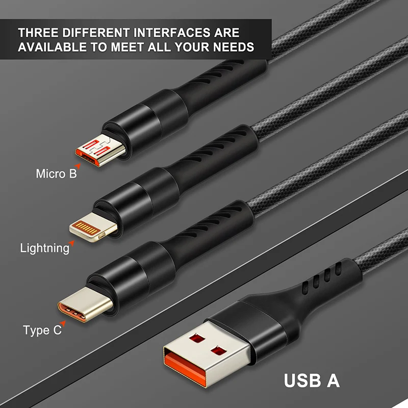 Кабель Micro USB CABLETIME C246 для мобильных телефонов зарядный шнур с 2.4A Samsung Xiaomi