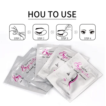 

THINKSHOW 50/100pairs/lot Eye Lashes Tool Eye Pads Eyelashes Extension Tool Eye Pads Hydrogel Eye Patches Moisturizing Face Mask