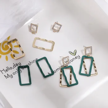 

Handmade DIY Earring Material Combination B Alloy Pendant Homemade Earrings Earrings Earrings Pendant Parts for Women