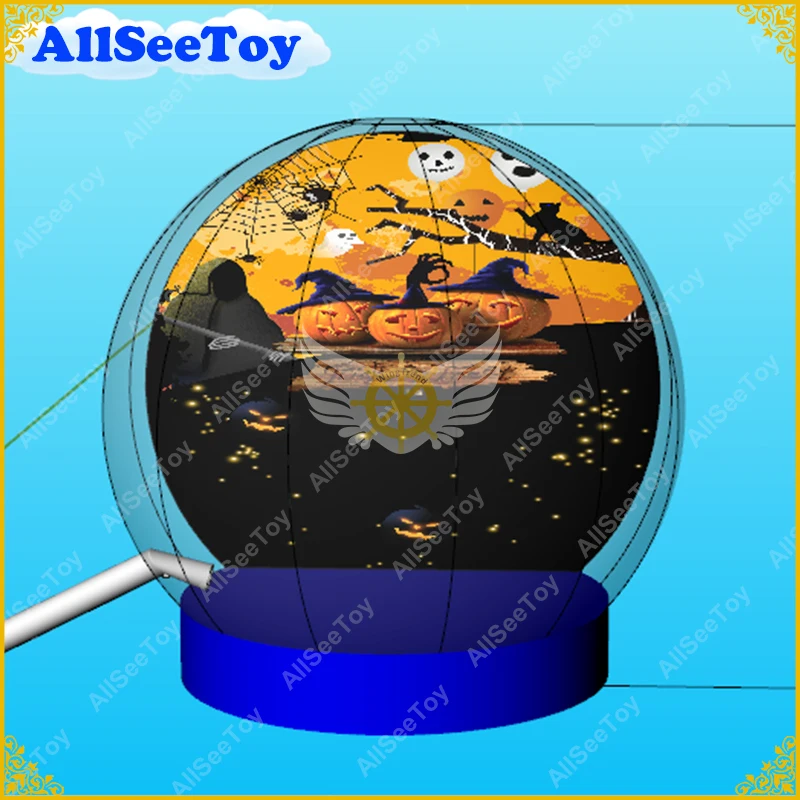 

Giant 3 meters Halloween Inflatable Human Globe Inflatable Christmas for Photography and Decoration