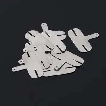 

10PCS 18650 Power Lithium Batteries T-Shape Nickel Plated Steel Battery Connection Lead-out Sheet Spot Welding Film QX2B