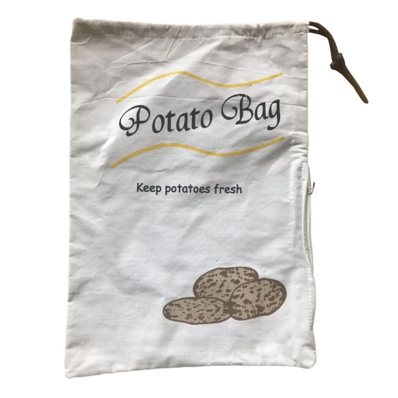 HwCotton пакет карманный мешок для хранения фруктов и овощей картофель, лук, чеснок для хранения мелких предметов для кухни