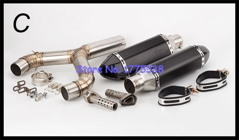 For Aprilia SHIVER 750 2008-16 Motorcycle Exhaust Muffler System Stainless Steel Motorbike Muffler Escape for Aprilia Shiver 750 - Image 4