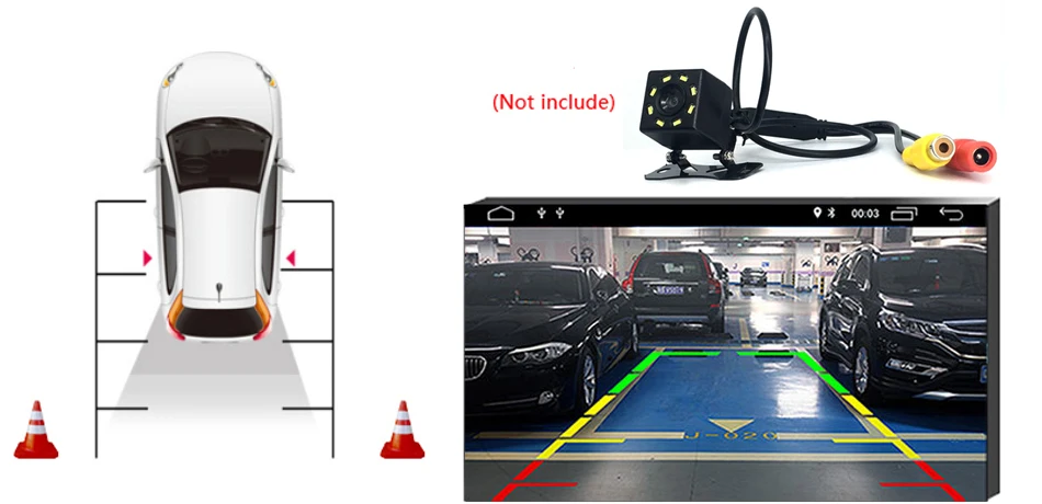 Excellent Idoing 2Din 10.25"PX5 4G+64G Android 9.0 8Core For Universal Car GPS DSP Radio Player 2.5D IPS Navigation Multimedia Bluetooth 21