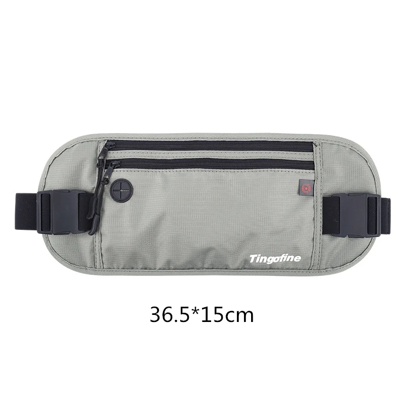 Silver Running Bag Vilead водонепроницаемый нейлоновый держатель для мобильного телефона сумка для бега дышащая Противоугонная Спортивная поясная сумка для мужчин и женщин Скрытая открытая походная сумка - Цвет: Silver Running Bag