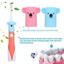 Детская электрическая зубная щетка перезаряжаемая звуковая вибрационная зубная щетка IPX7 Водонепроницаемая гигиена полости рта коррекция привычки уход за зубами