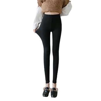 

Autumn And Winter New Beaded Thick Pants Cotton Leggings Stretch Tights MM Plus Fat Large Size Sweatpants Y4