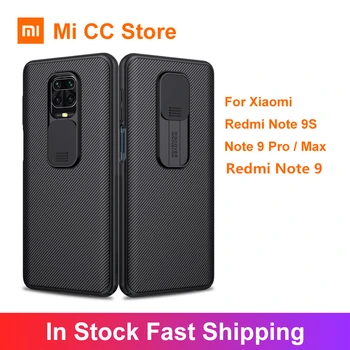 

For Xiaomi Redmi Note 9s 9 Pro Max Case 6.69'' NILLKIN CamShield Case Slide Back Cover Protect Camera For Redmi Note9 Pro Max