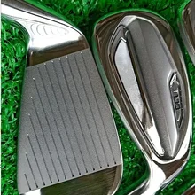 Мужской Гольф-клуб 8 штук T100 набор железных клюшек для гольфа 3-9P графитовый и стальной вал R/S/flex и шлем для гольфа